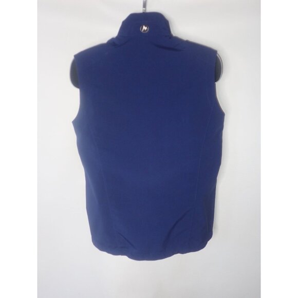 Marmot Mens Approach Vest Medium Blue Full Zip Softshell LOGO READ! gorpcore - Picture 5 of 6